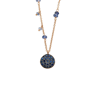 Ring · Brusi YUKI · met ioliet en saffier