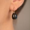 Oorbellen · Brusi CHERRY · met labradorite en diamant
