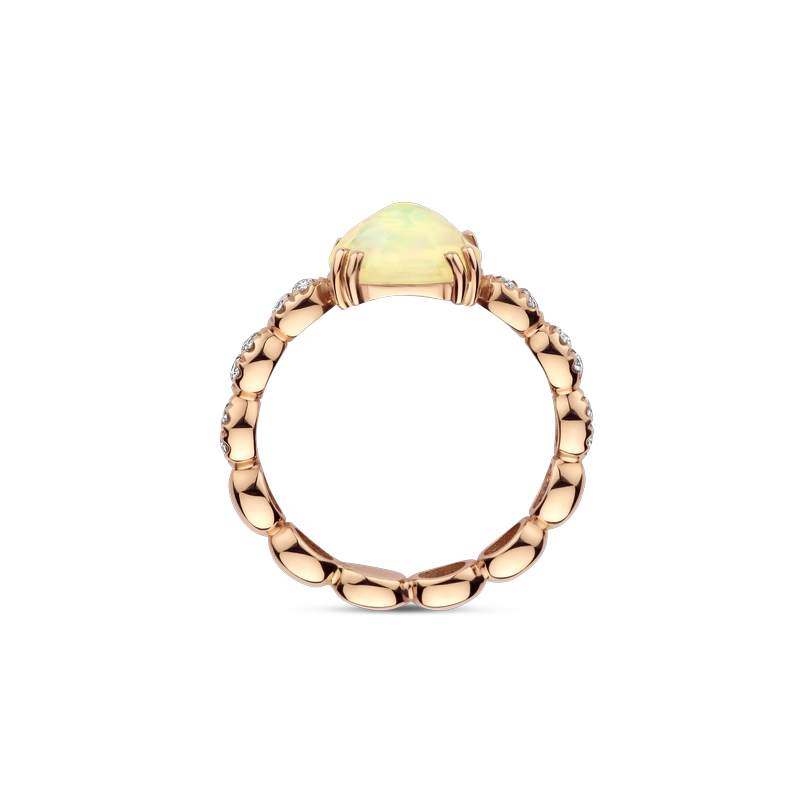 Ring · Brusi MAI TAI · met opaal en diamant