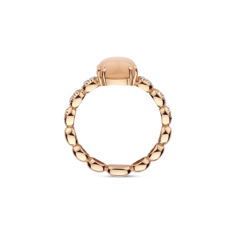 Ring · Brusi POLKY · met maansteen en diamant