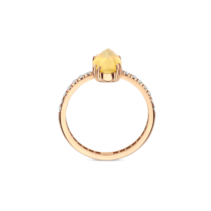 Ring · Brusi MAI TAI · met opaal en diamant