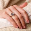 Ring · Brusi SPRING · met saffier en diamant