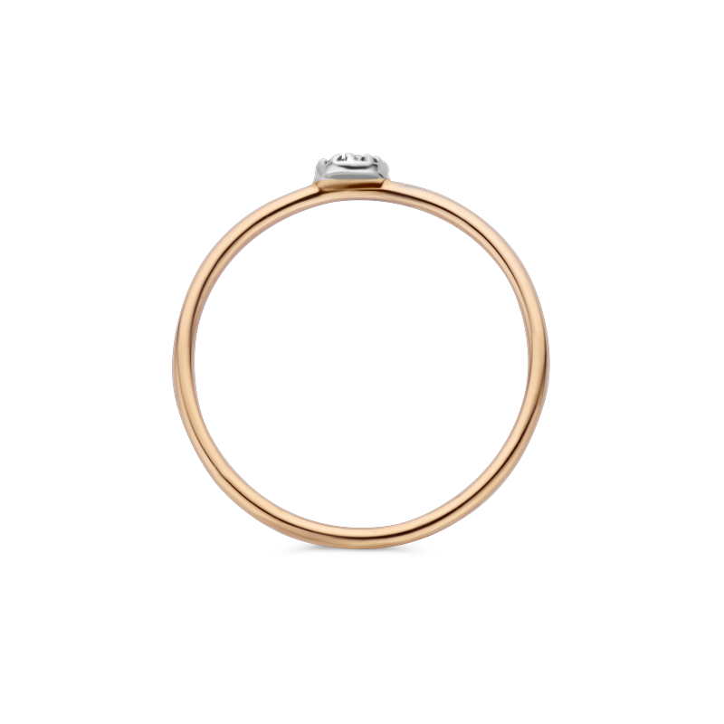 Ring · Burato PAILLETTES · met diamant