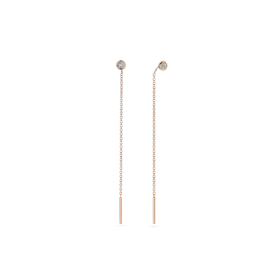 Oorbellen · Burato SOLITAIRE · met diamant