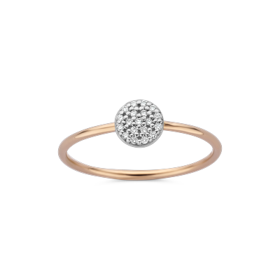 Ring · Burato PAILLETTES · met diamant