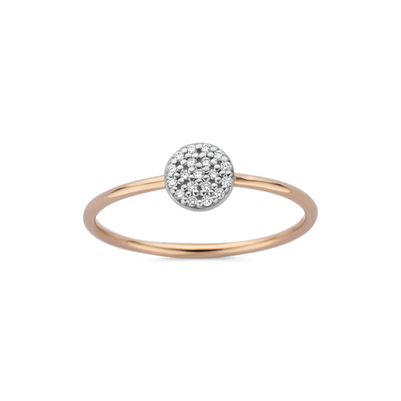 Ring · Burato PAILLETTES · met diamant