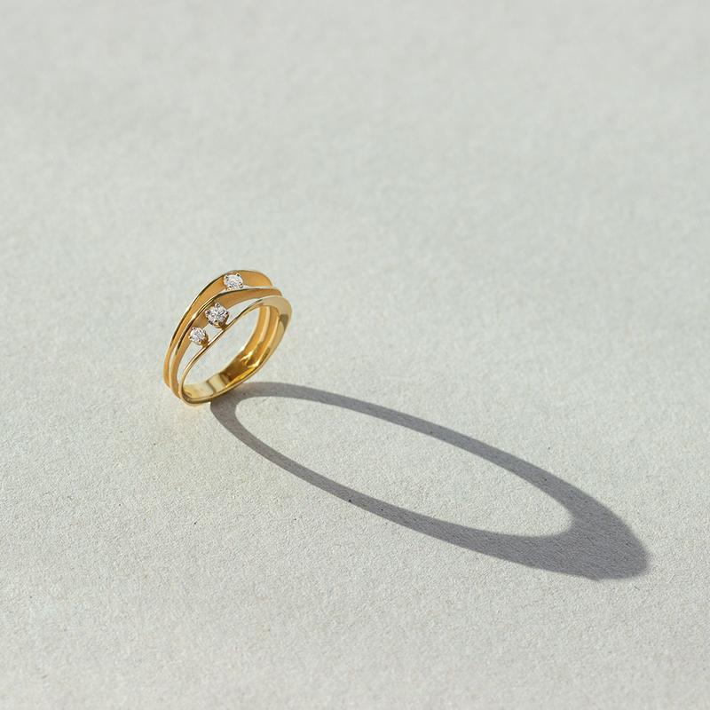 Ring · Cammilli DUNE · met diamant
