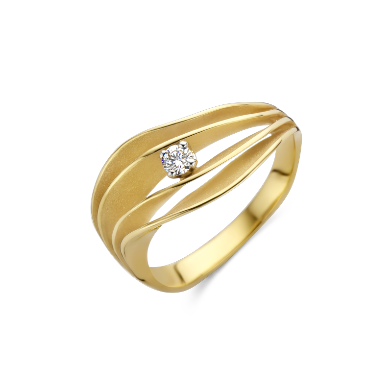 Ring · Annamaria Cammilli VELAA STAR · Yellow Sunrise met diamant