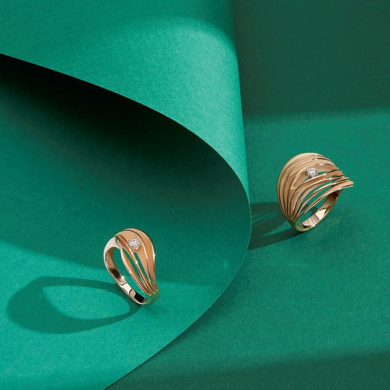 Ring · Annamaria Cammilli VELAA STAR · Yellow Sunrise met diamant