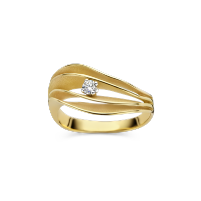 Ring · Annamaria Cammilli VELAA STAR · Yellow Sunrise met diamant