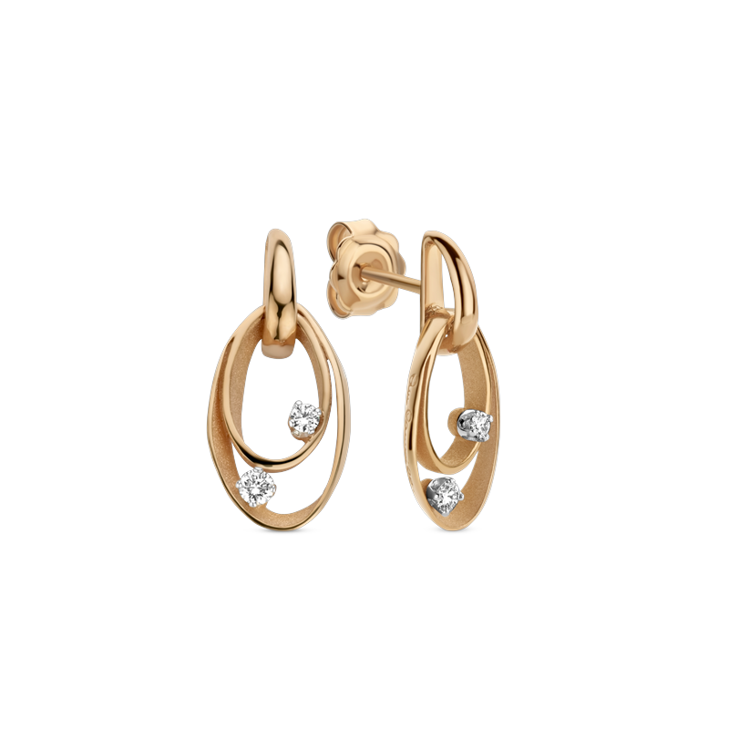 Oorbellen · Cammilli DUNE · met diamant