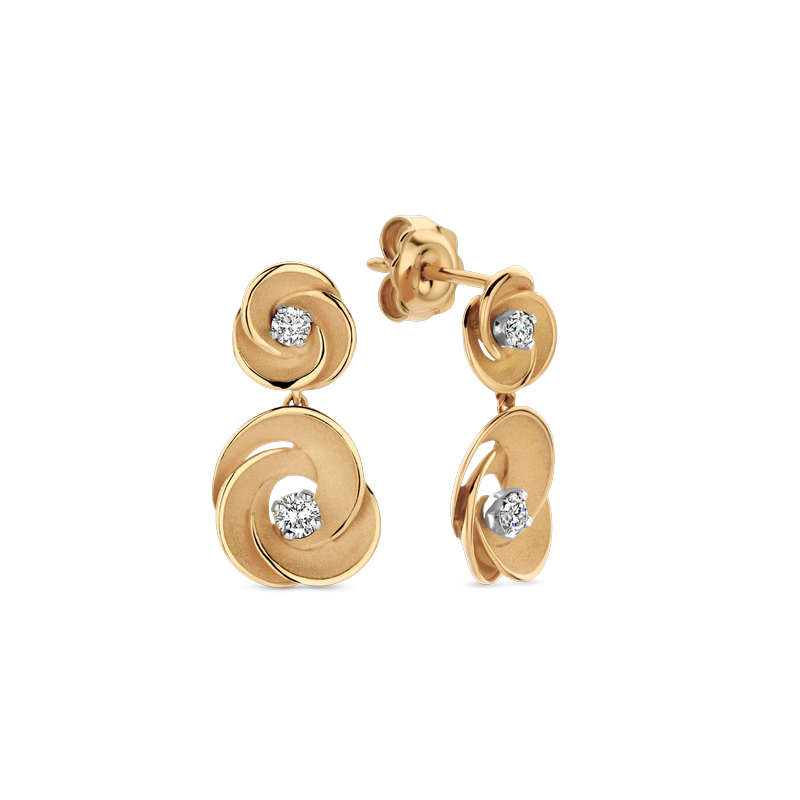 Oorbellen · Cammilli DESERT ROSE · met diamant