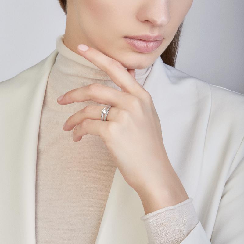Ring · Annamaria Cammilli DUNE ASSOLO · White Ice met diamant