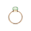 Ring small · Bigli MINI SWEETY · met citroenkwarts, groene aventurijn en parelmoer (Green Aventurine For Ever)