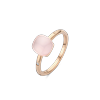Ring piccolo · Bigli MINI SWEETY · met roze kwarts en parelmoer (So Lovely)