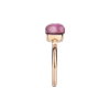 Ring small · Bigli MINI SWEETY · met amethist, robijn en parelmoer (Amethyst Blush)