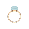 Ring · Bigli MINI SWEETY · met aquamarijn en turkoois (Turquoise Mist)