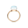 Ring · Bigli MINI SWEETY · met turkoois, bergkristal en parelmoer (Rock Crystal Blues)
