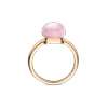 Ring · Bigli MINI SWEETY · met robijn, roze kwarts en parelmoer (Pink Quartz Pastel)