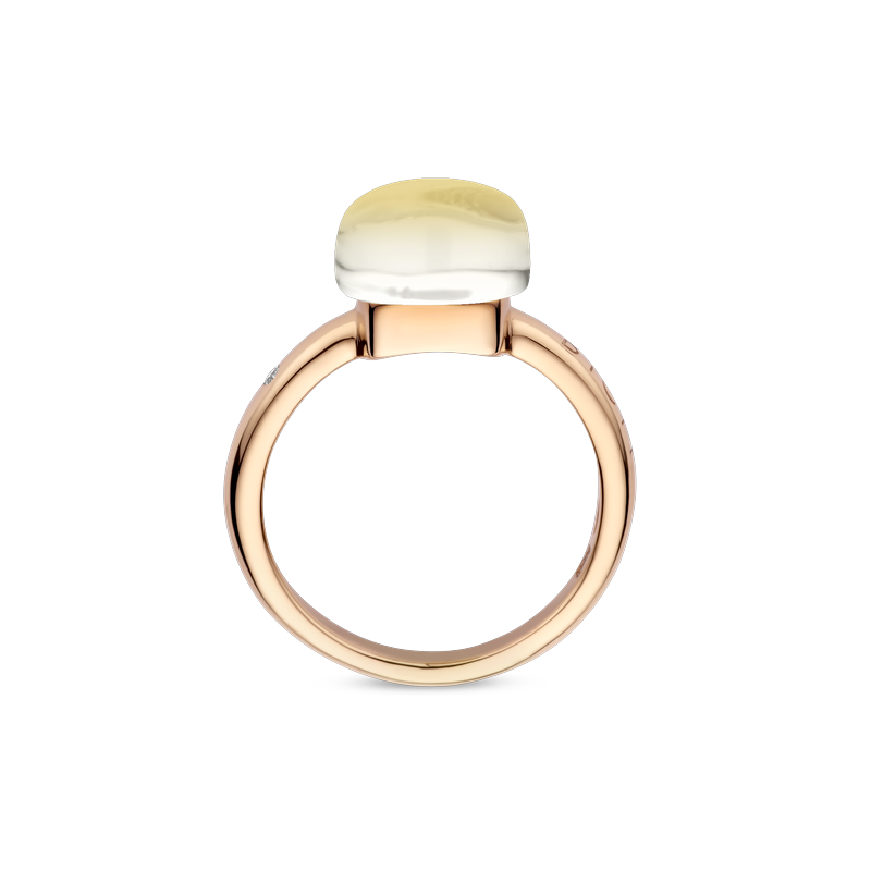 Ring · Bigli MINI SWEETY· met bergkristal en tijgeroog (The Eye Of The Tiger)