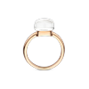 Ring · Bigli MINI SWEETY · met bergkristal en parelmoer (Crystal Clear White)