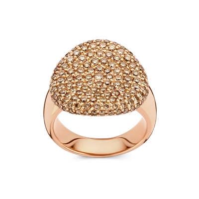 Ring · Bigli WAVES · met diamant