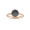 Ring · Bigli MINI WAVES · met diamant