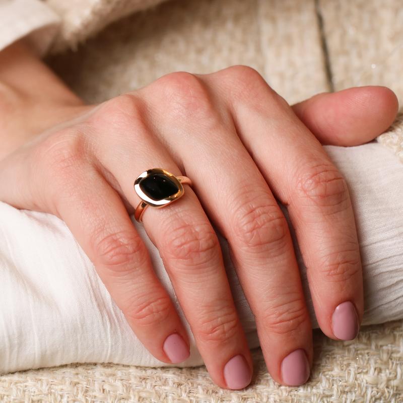 Ring · Bigli MINI NICKI · met onyx