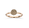 Ring · Bigli MINI WAVES · met diamant