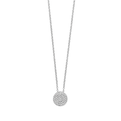 Halsketting · Bigli MINI WAVES · met diamant