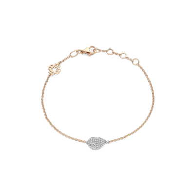 Armband · Bigli MINI LEAVES · met diamant