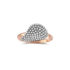 Ring · Bigli MINI LEAVES · met diamant