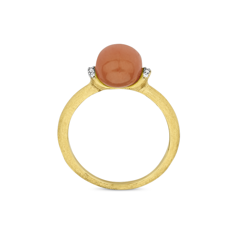 Ring · Nanis PETRA · met oranje aventurijn en diamant