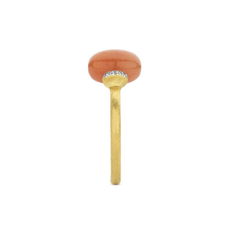 Ring · Nanis PETRA · met oranje aventurijn en diamant