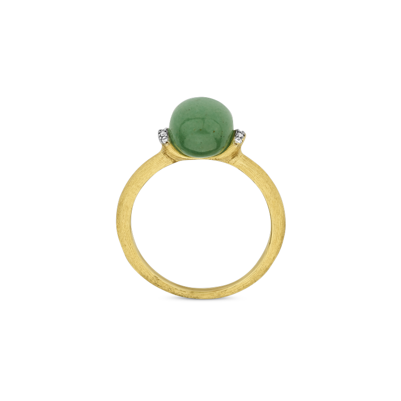 Ring · Nanis AMAZONIA · met groene aventurijn en diamant