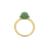 Ring · Nanis AMAZONIA · met groene aventurijn en diamant