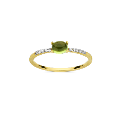 Ring · Nanis TOURMALINES · met groene toermalijn
