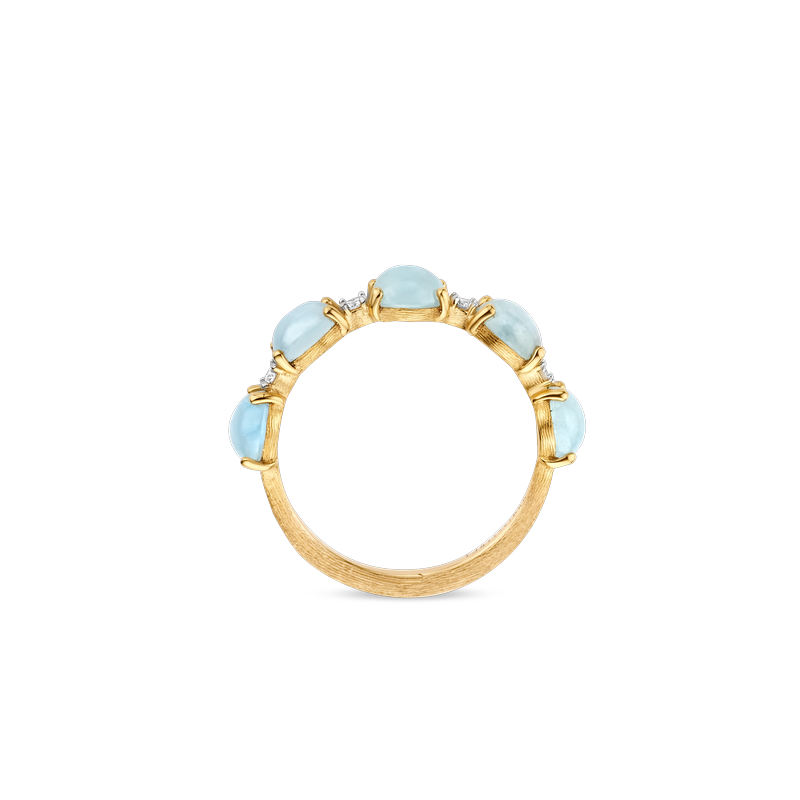Ring · Nanis AZURE · met aquamarijn en diamant