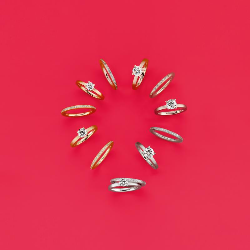 Ring · Niessing AMATIS · satin met 0.70ct diamant