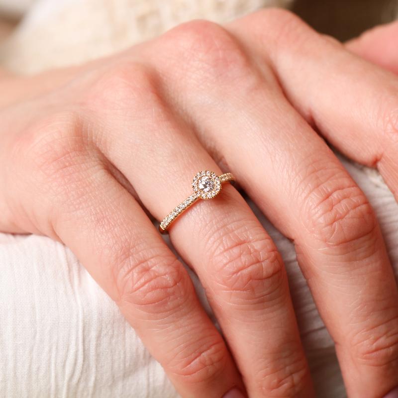 Ring · INFINITE HALO · met diamant