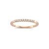 Ring alliance rosé goud met 0.09ct diamant