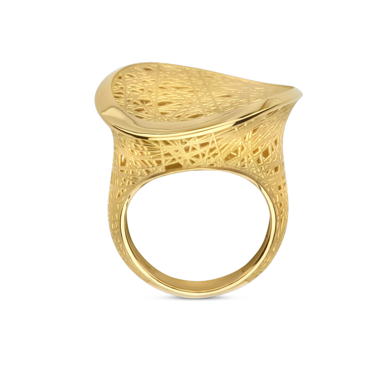 Ring · Vander Avort LACE · met gouden draad