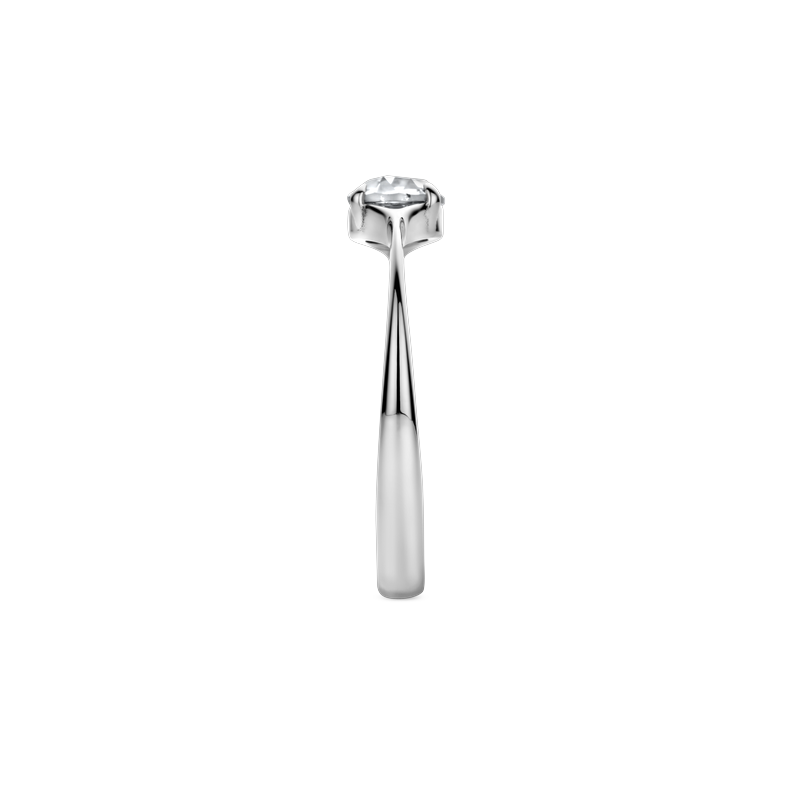 Ring solitaire  · Vander Avort · met 0.32ct rosecut diamant