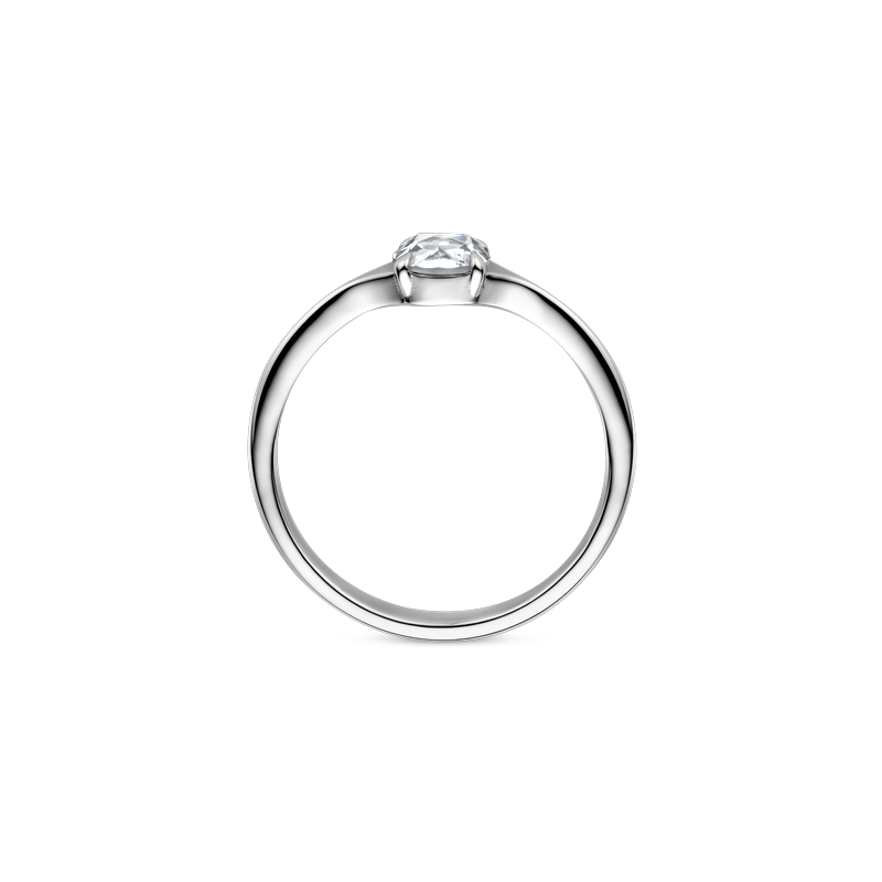 Ring solitaire  · Vander Avort · met 0.32ct rosecut diamant