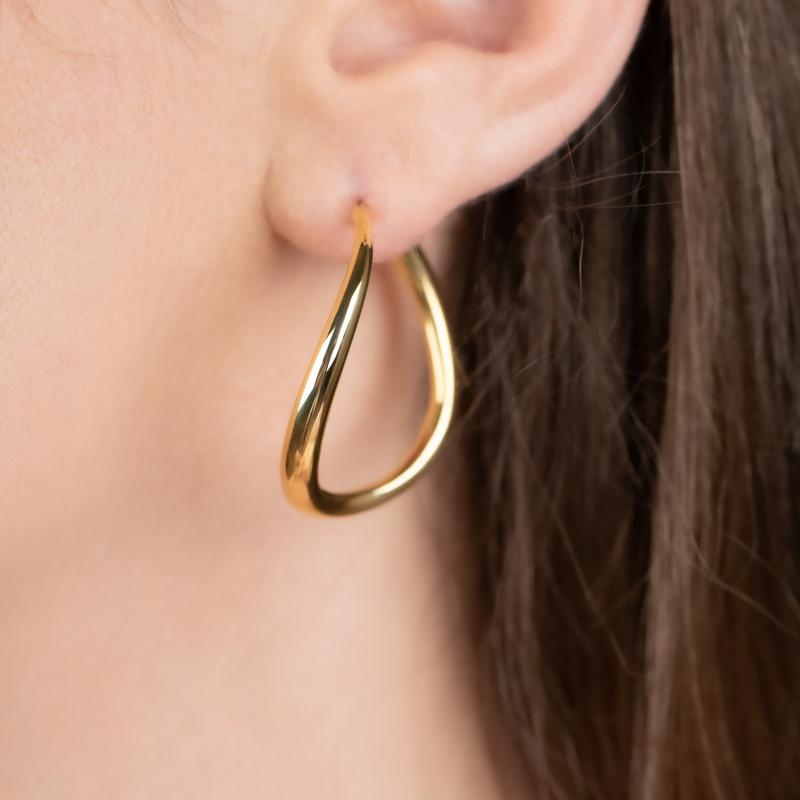 Oorbellen · Vander Avort ESSENTIALS · creool met twist