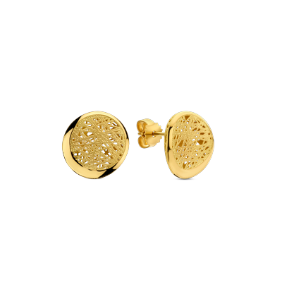 Oorbellen · Vander Avort LACE · met gouden draad