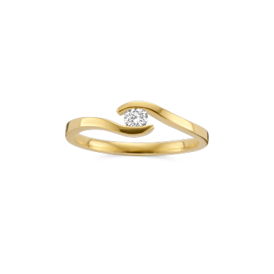 Ring · Vander Avort INFINITE TWIST · met diamant
