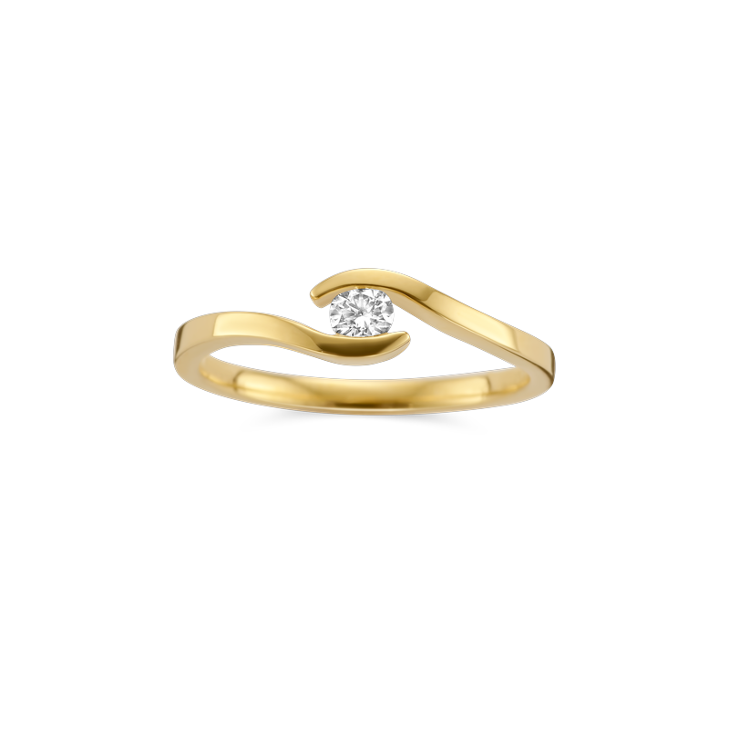 Ring · Vander Avort INFINITE TWIST · met diamant