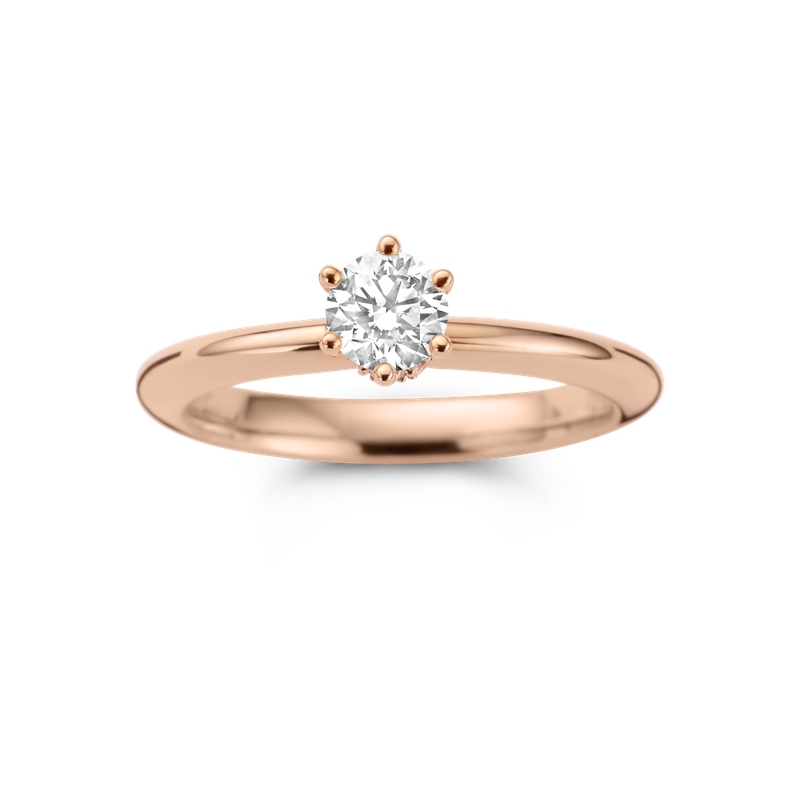 Ring solitaire · Vander Avort · met 0.56ct diamant