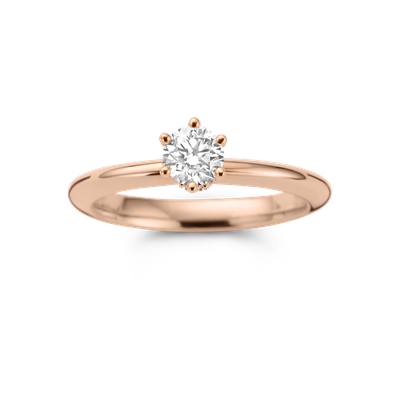 Ring solitaire · Vander Avort · met 0.56ct diamant